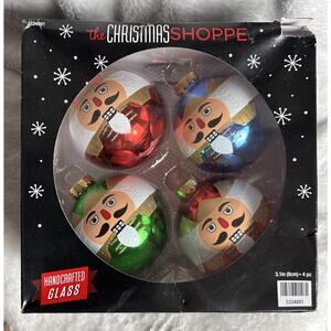 2011 The Christmas Shoppe Nutcracker Hobby Lobby Glass Christmas Ornaments